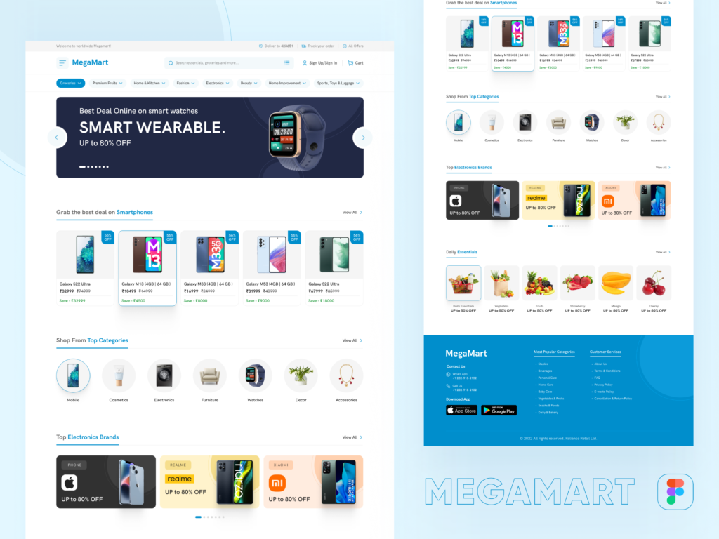 Megamart - Ecommerce Website Design